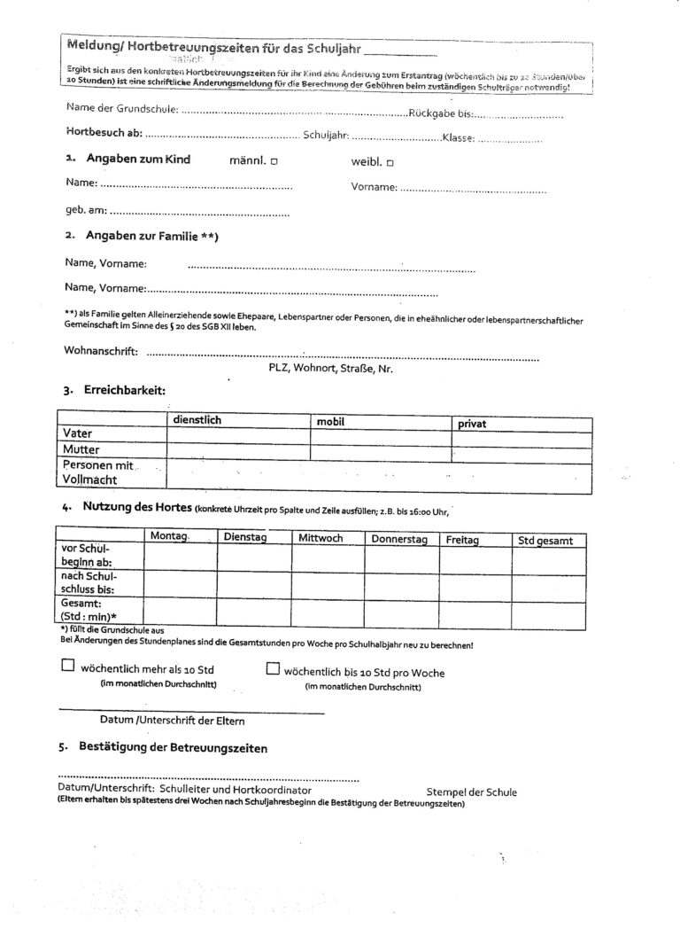 Formulare | Staatliche Grundschule Sünna